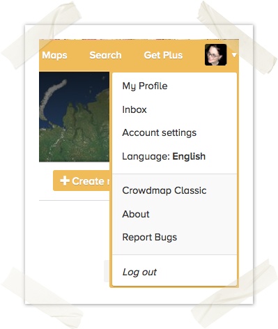 Community Wiki > Crowdmap - Settings > Settings dropdown.png